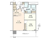 【愛知県/名古屋市中区錦】プラウドタワー名古屋錦 間取り図