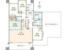 【愛知県/名古屋市千種区千種】ライオンズガーデン千種アーススクエア 間取り図