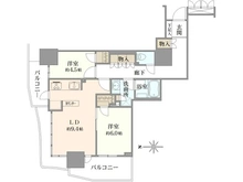 【大阪府/大阪市中央区久太郎町】ローレルタワー堺筋本町 間取り図