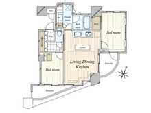 【東京都/港区白金】D’グランセ白金 間取り図