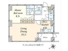 【東京都/港区虎ノ門】虎ノ門タワーズレジデンス 間取り図