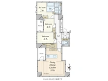 【東京都/文京区後楽】コートレジデントタワー 間取り図
