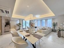 【東京都/渋谷区神山町】サンウッド松濤 リビング・ダイニング：※家具・調度品は販売価格に含まれておりません