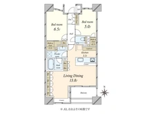 【東京都/新宿区山吹町】ザ・パークハウス山吹神楽坂 間取り図