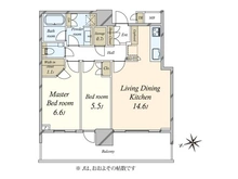 【東京都/港区浜松町】パークコート浜離宮ザタワー 間取り図