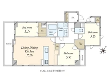 【東京都/中央区勝どき】セザールベイサイド勝どき 間取り図