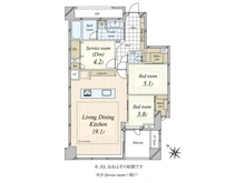【東京都/港区赤坂】プレミスト赤坂檜町公園 間取り図