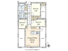 【東京都/港区六本木】ロイヤルシーズン六本木 間取り図