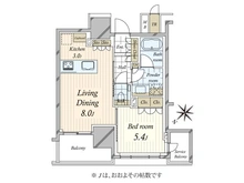 【東京都/港区虎ノ門】ブランズ愛宕虎ノ門 間取り図