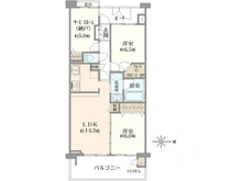 【神奈川県/横浜市磯子区磯子】クレッセント磯子 間取り図