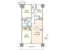 【神奈川県/横浜市中区伊勢佐木町】サンヴェール伊勢佐木町 間取り図
