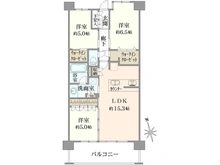 【神奈川県/横浜市中区千代崎町】ヴェレーナグラン山手 間取り図