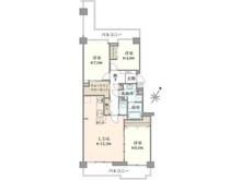 【神奈川県/横浜市中区本牧原】パークシティ本牧 F棟 間取り図