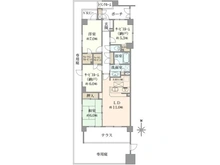 【神奈川県/川崎市高津区新作】コスモ武蔵新城ブライトステージ 間取り図