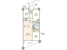 【神奈川県/横浜市港南区笹下】ジェイパークヴィラ横濱 間取り図