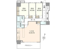 【神奈川県/川崎市中原区中丸子】THE KOSUGI TOWER 間取り図