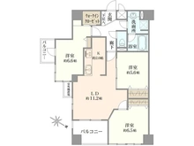 【神奈川県/横浜市南区高根町】ルシオン大通り公園 間取り図