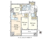 【東京都/中野区中野】中野ツインマークタワー 間取り図