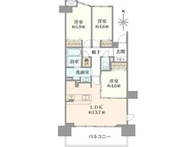 【東京都/品川区南品川】サンクタス南品川 間取り図