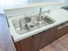 【東京都/品川区南品川】サンクタス南品川 キッチン：浄水器一体型水栓