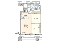 【東京都/新宿区富久町】富久クロスコンフォートタワー 間取り図