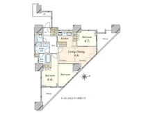 【東京都/新宿区富久町】富久クロスコンフォートタワー 間取り図