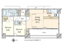【東京都/新宿区大京町】プラウド新宿御苑エンパイア 間取り図