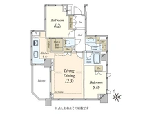 【東京都/新宿区四谷三栄町】パークホームズ四谷ザレジデンス 間取り図