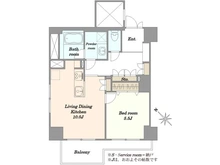 【東京都/千代田区一番町】コープ野村一番町 間取り図