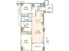 【東京都/世田谷区野沢】フォルスコート学芸大学 間取り図