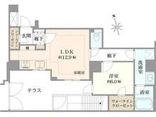 【東京都/新宿区若葉】オープンレジデンシア四谷 間取り図