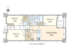 【東京都/新宿区市谷加賀町】ザ・パークハウス市谷加賀町レジデンス 間取り図