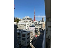 【東京都/港区東麻布】エクセレント麻布十番 眺望：バルコニーから（東京タワービュー）