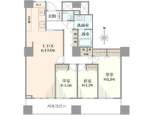 【東京都/新宿区百人町】西戸山タワーホウムズノースタワー 間取り図
