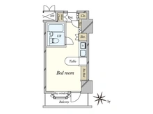 【東京都/港区南麻布】インペリアル南麻布コートアンドサテライト サテライト棟 間取り図