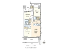 【東京都/新宿区四谷】ミッドタウンコンド四谷 間取り図