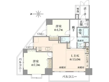 【東京都/新宿区住吉町】ビクトリアハイム市ヶ谷 間取り図