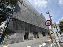 【東京都/杉並区下高井戸】キャニオングランデ桜上水 外観：2026年11月まで大規模修繕工事実施中