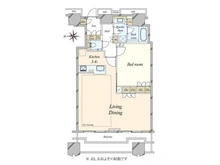 【東京都/新宿区富久町】富久クロスコンフォートタワー 間取り図