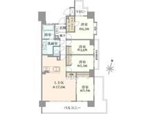 【東京都/大田区羽田】クレッセント東京リプライム 間取り図
