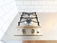 【東京都/港区高輪】高輪マンション キッチン：コンロ