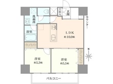 【東京都/豊島区東池袋】コスモ東池袋  間取り図