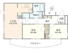【東京都/新宿区原町】ムサシノコート早稲田 間取り図