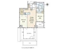 【東京都/新宿区左門町】フォルム四谷外苑東 間取り図