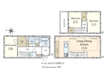 【東京都/新宿区四谷坂町】リムテラス四谷ザ・クラス 間取り図