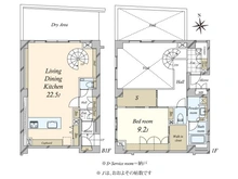 【東京都/新宿区市谷薬王寺町】アージュ薬王寺 間取り図