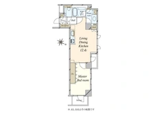 【東京都/新宿区市谷本村町】アトラス四谷レジデンス 間取り図