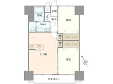 【東京都/板橋区板橋】ダイアパレス新板橋 間取り図