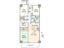 【東京都/北区岩淵町】カルム赤羽 間取り図