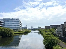 【東京都/板橋区蓮根】パークホームズ板橋蓮根二番街 新河岸川（現地より約350m）：舟渡大橋からの景色